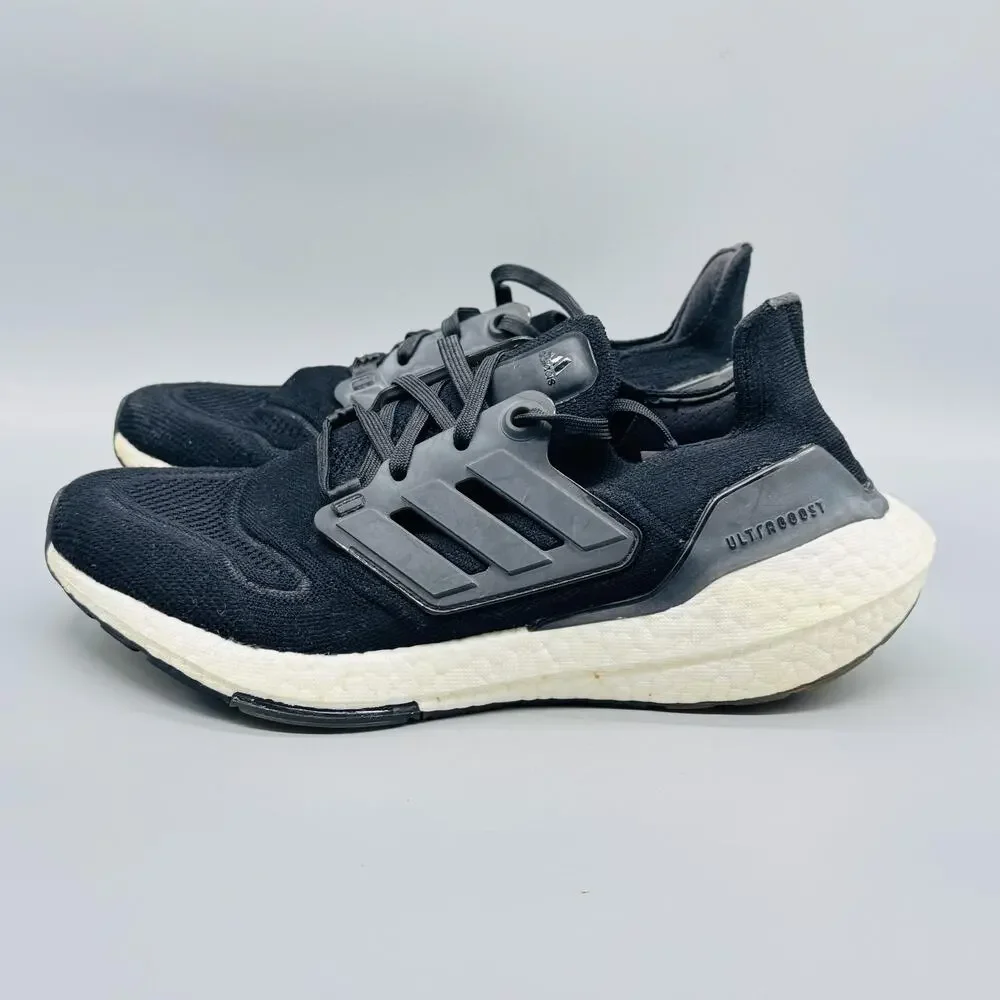Adidas Shoes Womens 7.5 Black White Ultraboost 22 Running Athletic Sneakers
